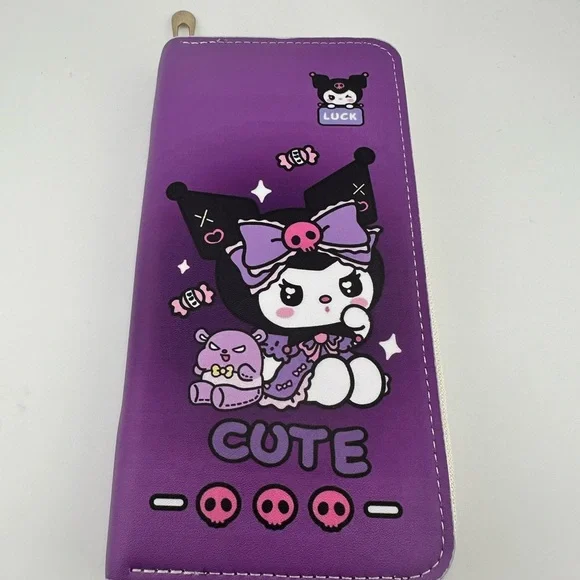 Kuromi purple zipper wallet - Brand new - Picture 6 of 7